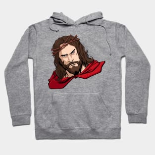 Jesus Superhero Portrait Hoodie